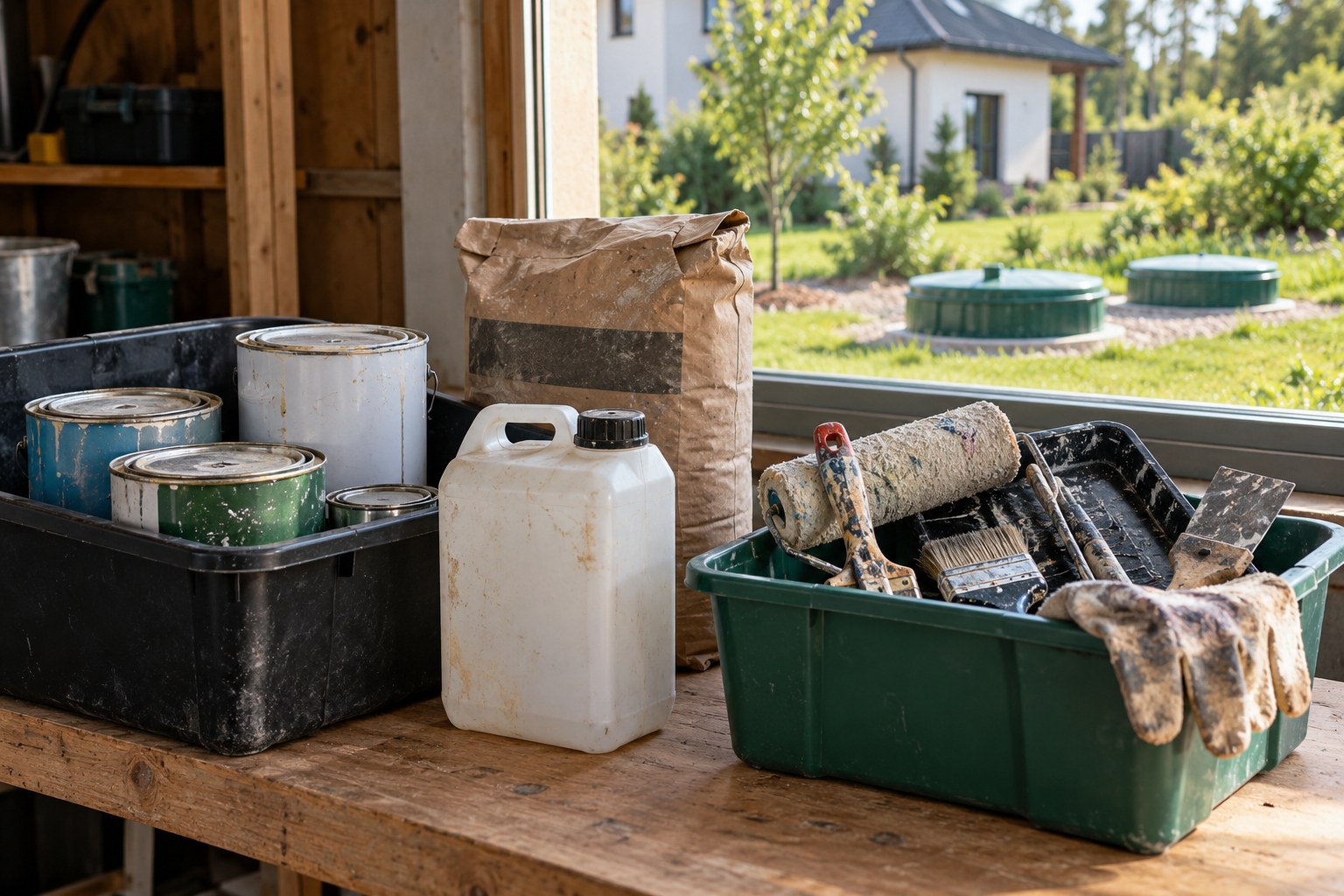 Что нельзя сливать в септик: краски, растворители, цемент и другие опасные для системы вещества